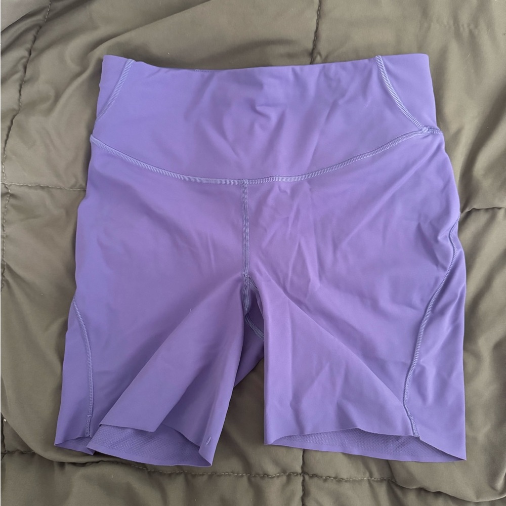 Lululemon Athletica Purple Bike Shorts High Waist